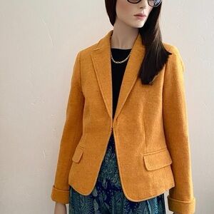 Vintage J Crew 100% Wool Blazer